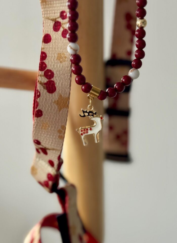 Obroża z klamrą Creamy Pawlidays